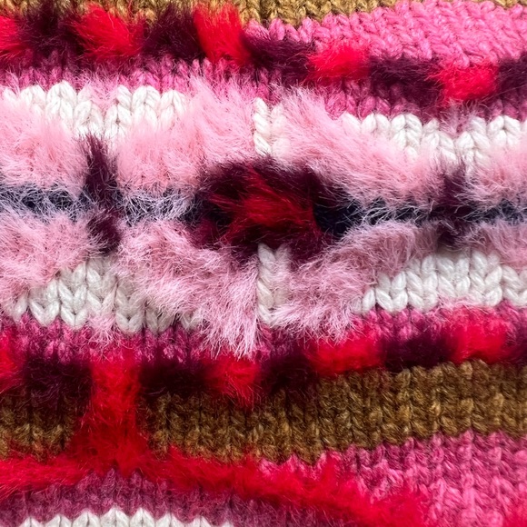 Anthropologie Field Flower Fair Isle Camellia Sweater Pullover Wool Blend XS - Picture 8 of 12